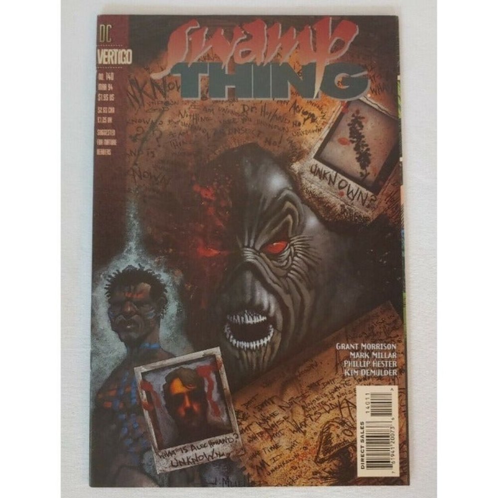 DC Comics Swamp Thing Issue #140 1994, Vertigo Grant Morrison and Phil Hester